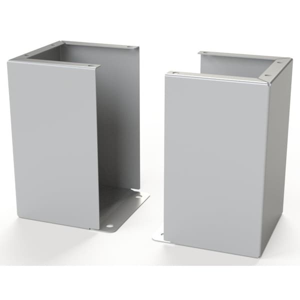 Floor Stand Kit, 12 in. H x 8 in. W x 7.87 in. L, Carbon Steel, 1 PR
